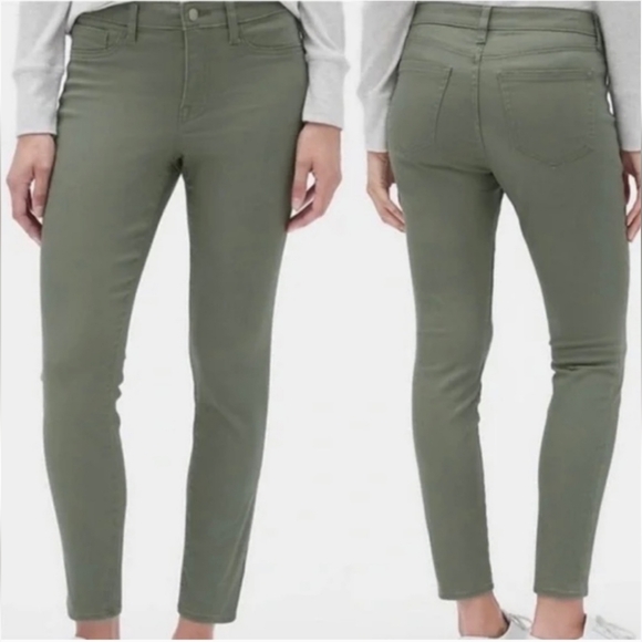 GAP Green Legging Jean NWOT Size 27 - Picture 2 of 5